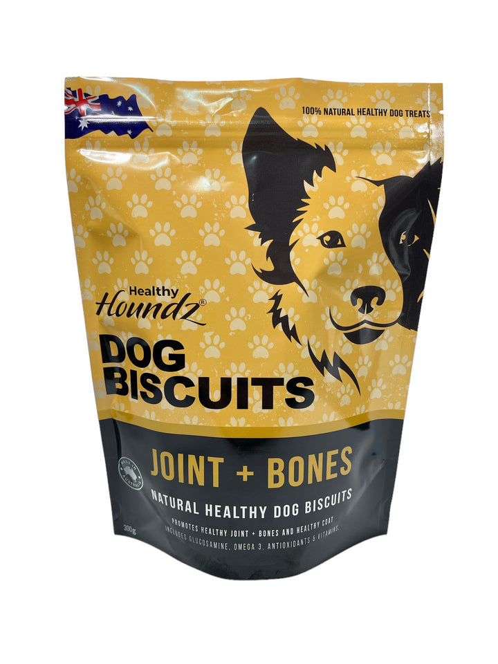 JOINT + BONES HEALTH FOR DOGS. NATURAL HEALTHY BISCUITS (300g)